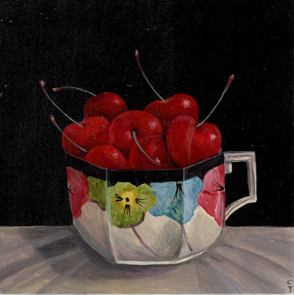 Teacup of Cherries