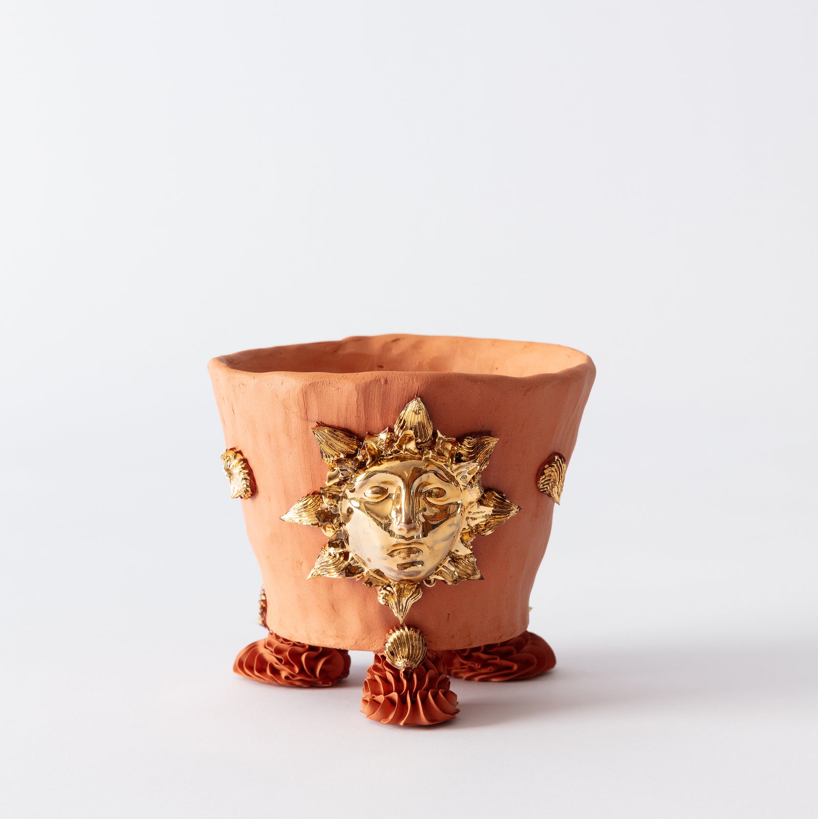 Divinity Terracotta Pianto In Vaso
