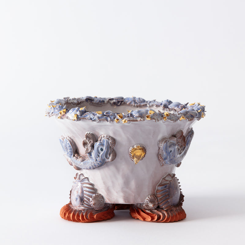 Oceanid Majolica Pianto In Vaso