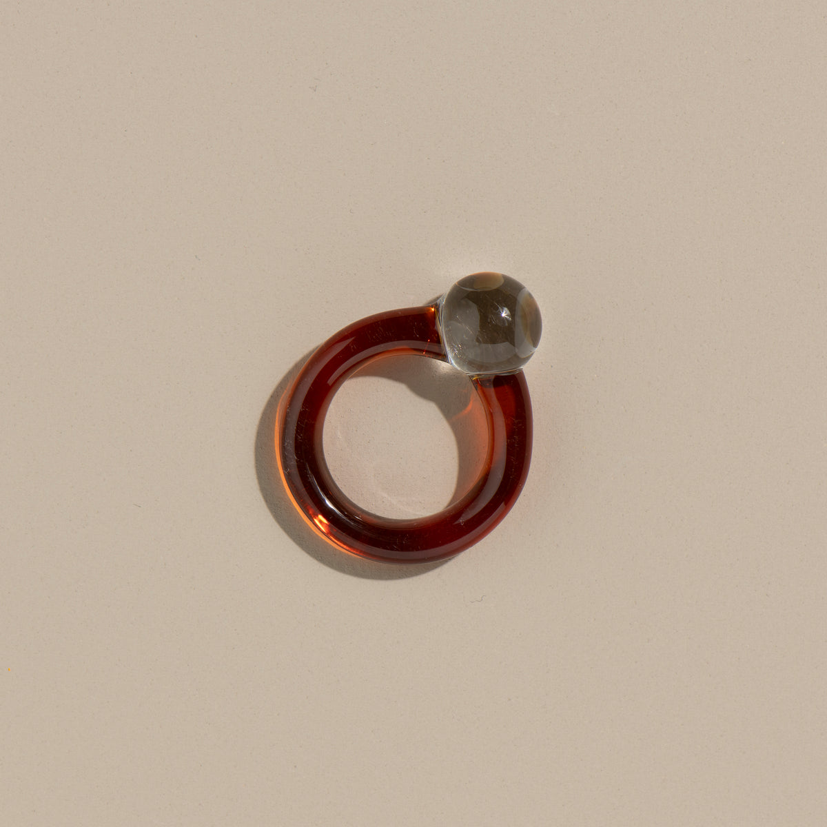 Orb Ring (amber)