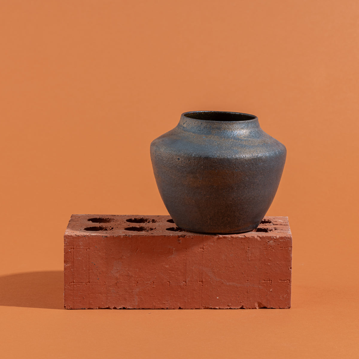 Medium Wide Bronze Vase (a)