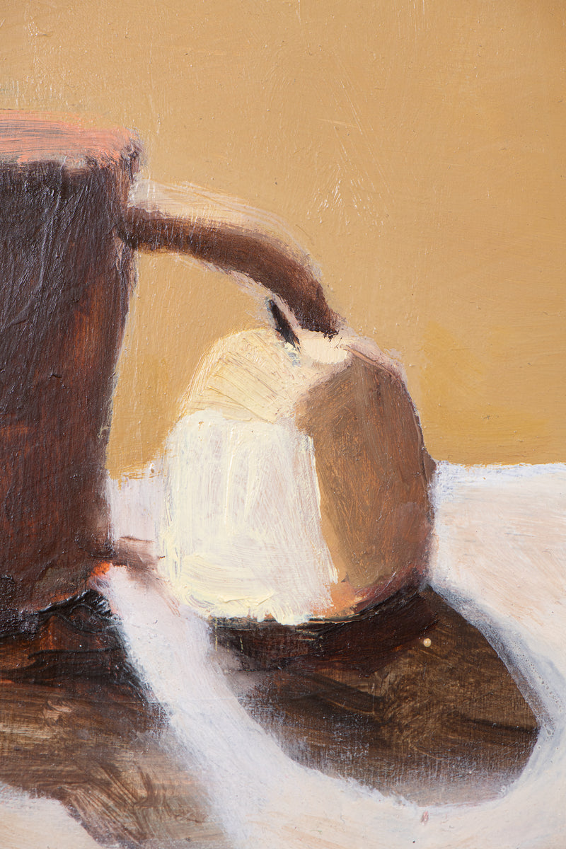 Still Life With Brown Jug, Nashi And Bowl