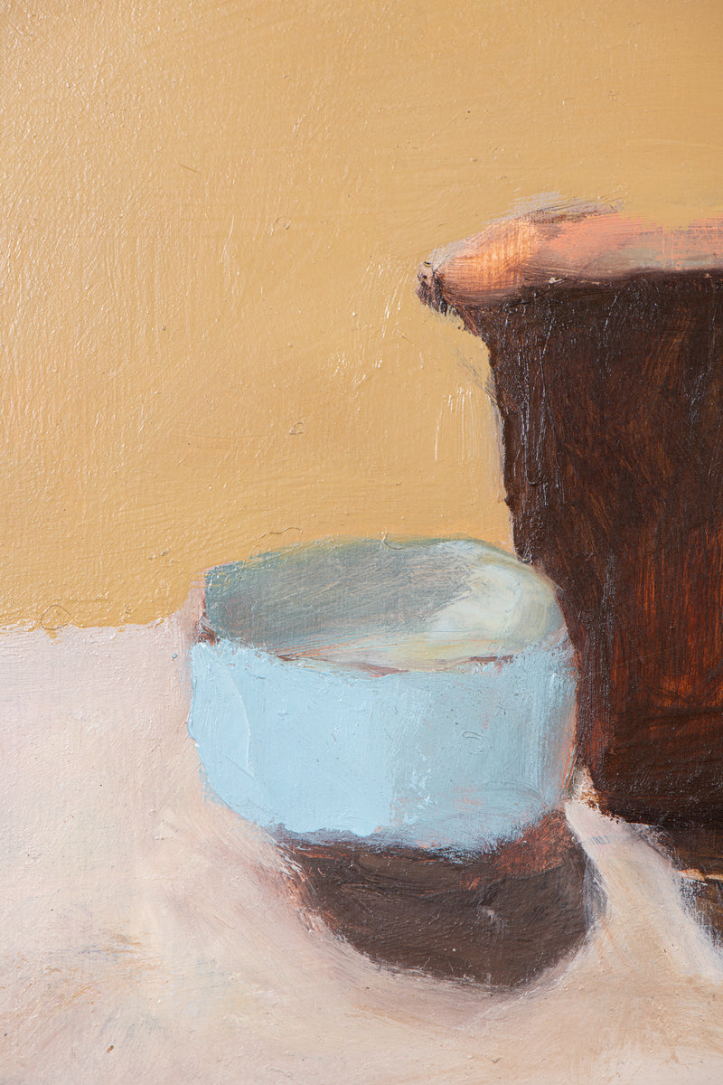 Still Life With Brown Jug, Nashi And Bowl