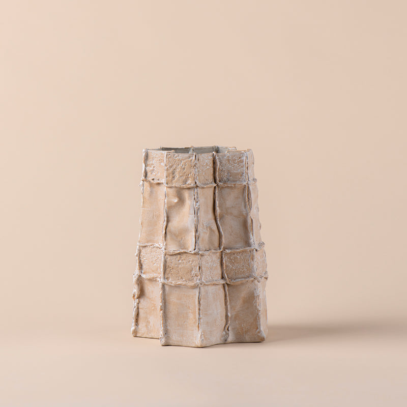 Tile Vessel (Beige Blush)