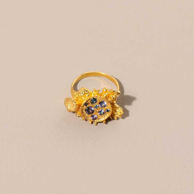 Bushy Yate Ring (yellow gold)