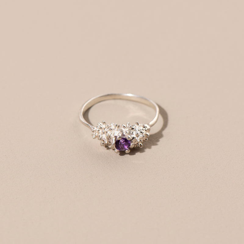 Solitaire Spur Ring (silver)