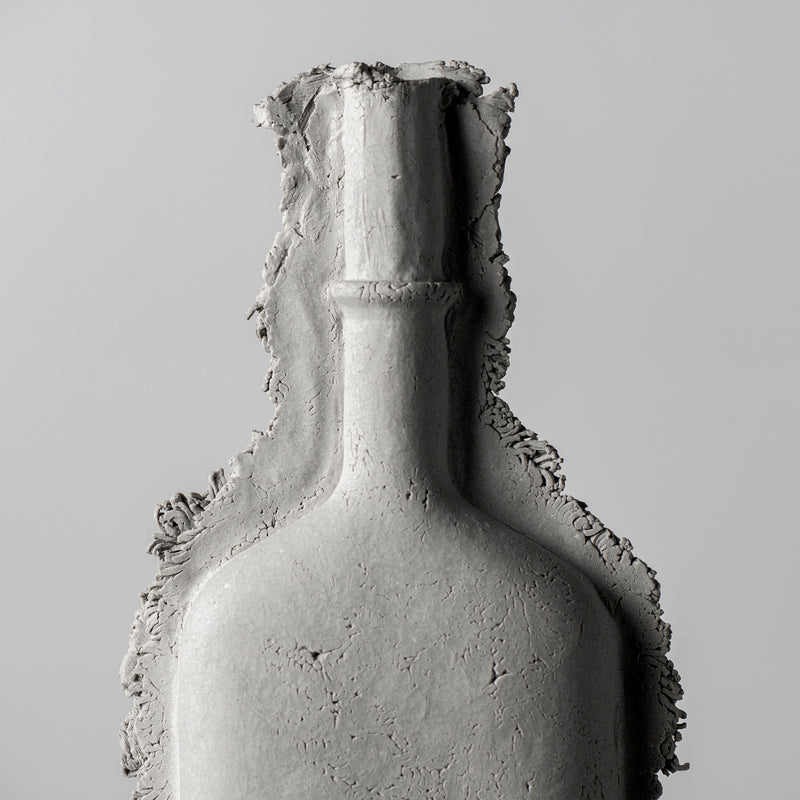 Tall Flat Bottle (concrete)