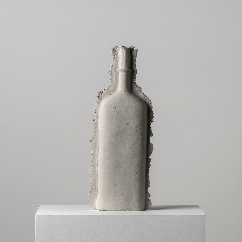 Tall Flat Bottle (concrete)