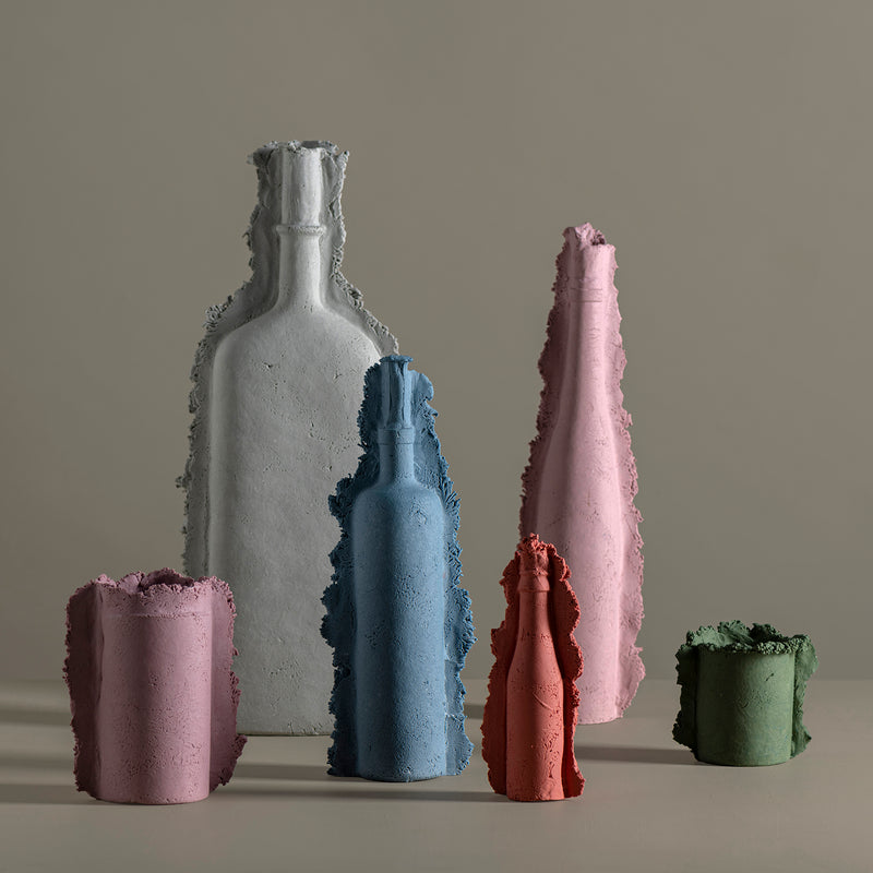 Tall Flat Bottle (concrete)