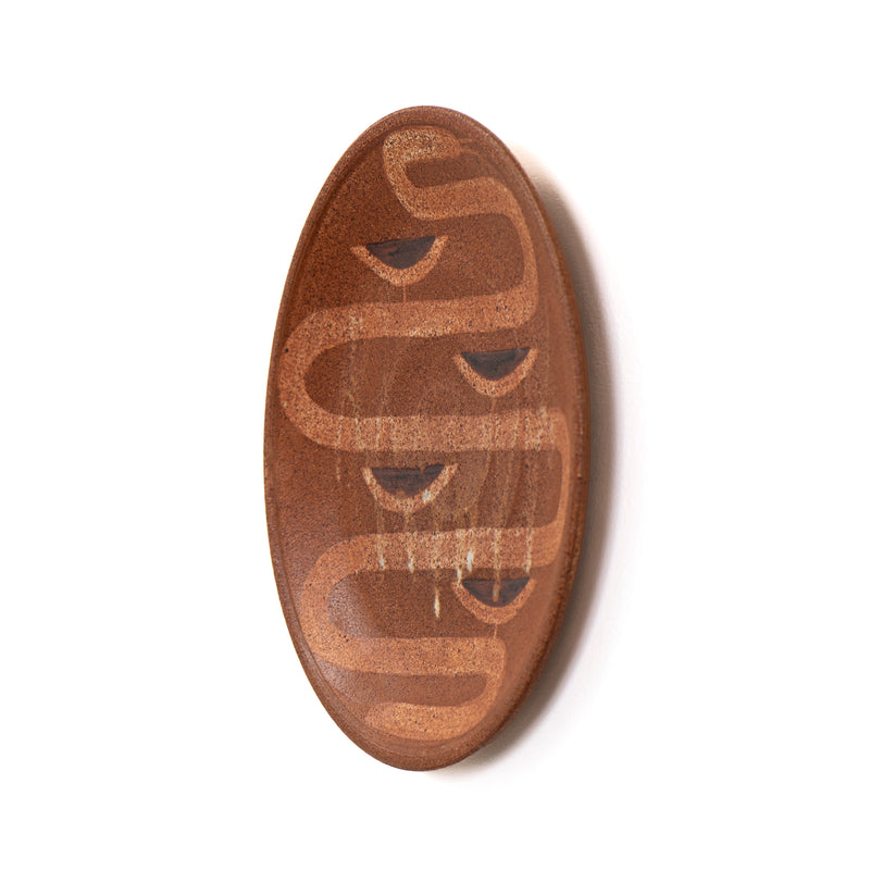 Small Hanging Plate - Snake Eye Vine