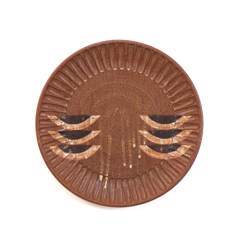 Large Hanging Plate - Fluted