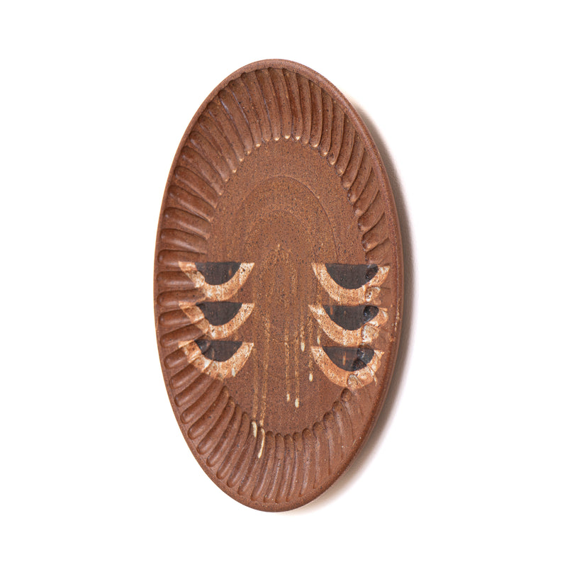 Large Hanging Plate - Fluted