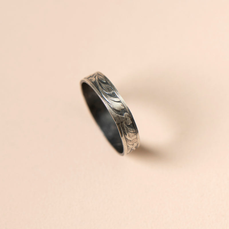 Vintage Christening Bangle Ring #8