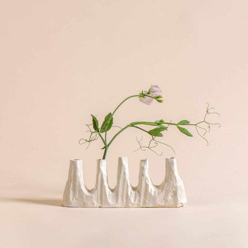 5 Stem Textured Vase (large)