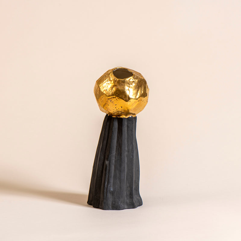 Gold Sphere On Folded Base