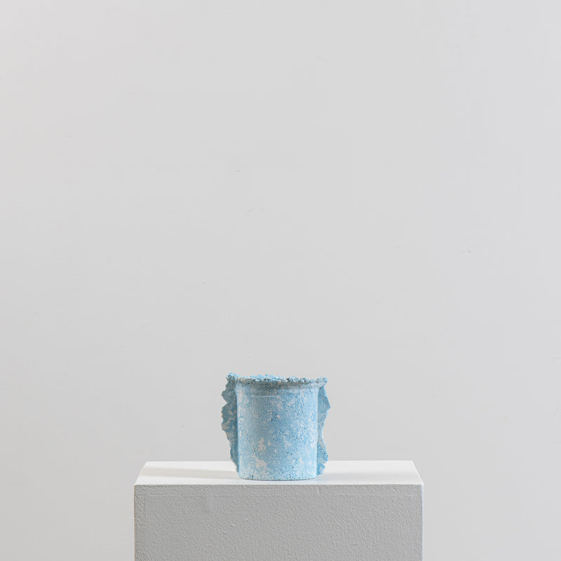 Chunky Cylinder (pixel blue)