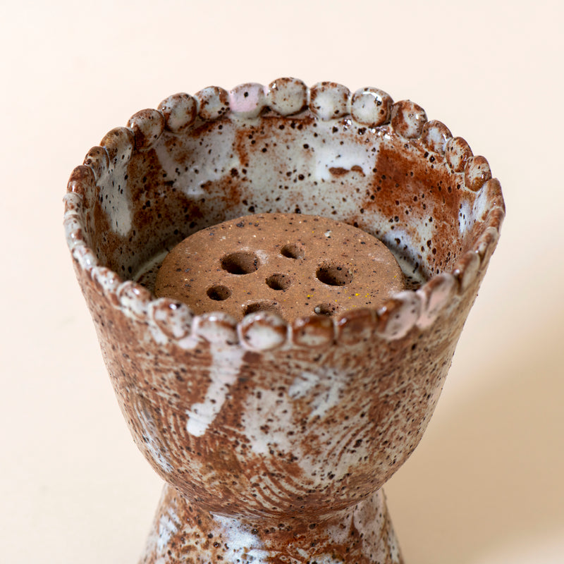 Vase With Flower Frog