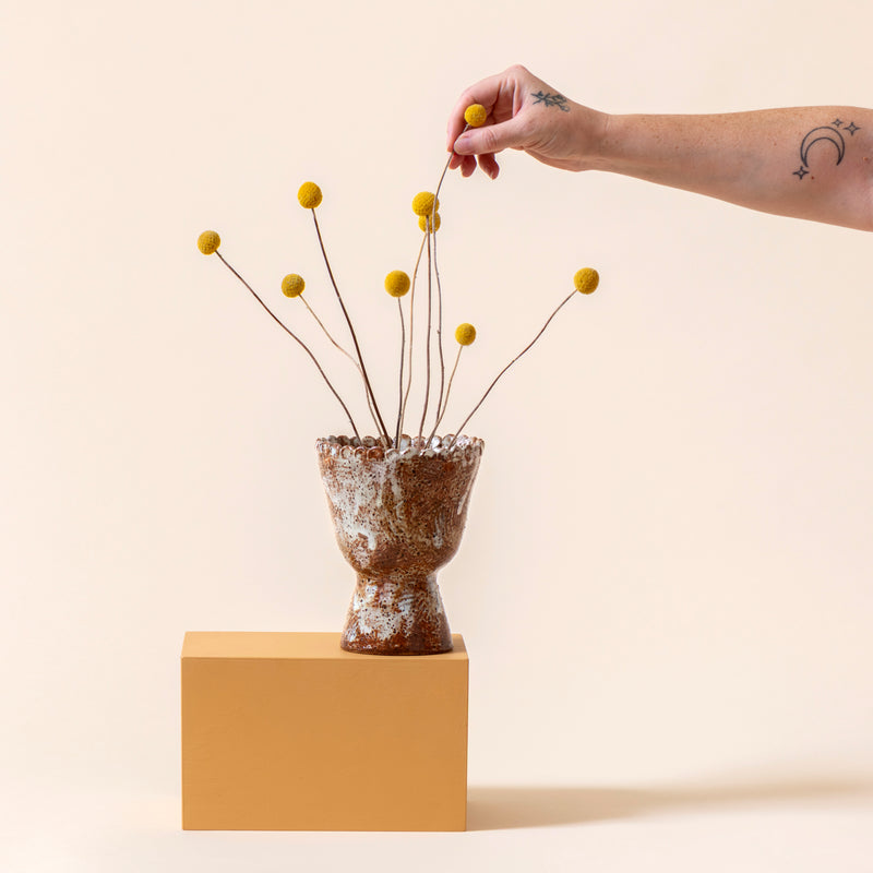 Vase With Flower Frog
