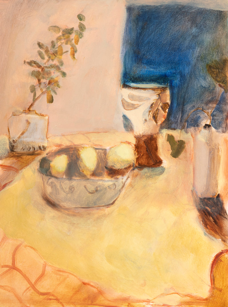 Still Life With Lemons And Goblet