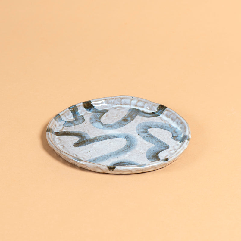Snack Plate (squiggle)