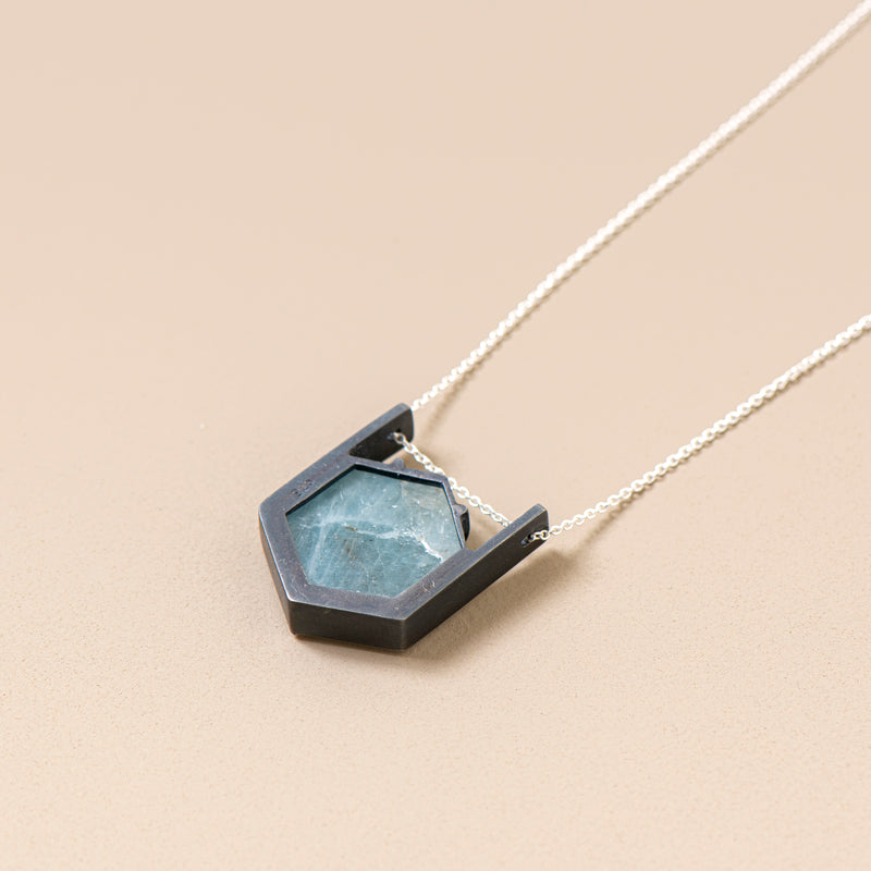 Inclusion / Aquamarine Necklace