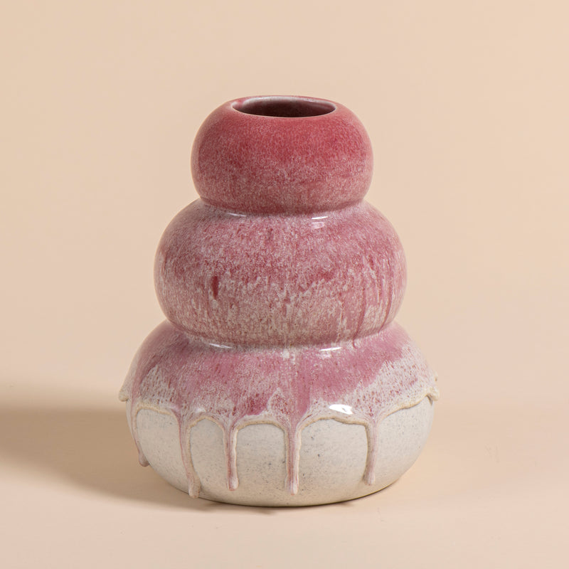 Large Smoosh Vase (pink)