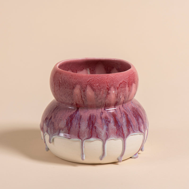 Smoosh Planter (pink)