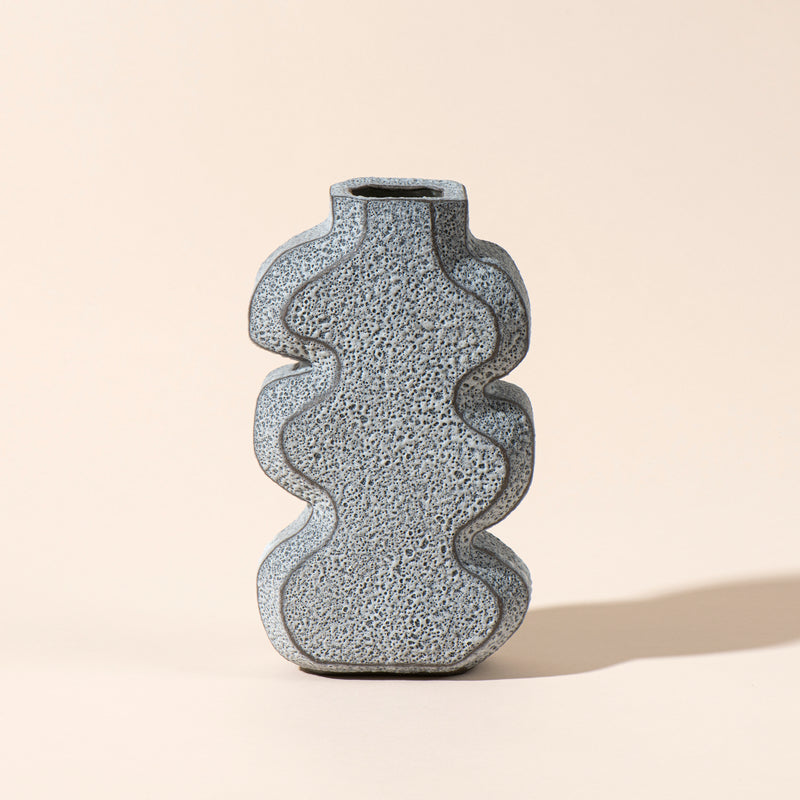Volcanic Squiggle Vase (ink)