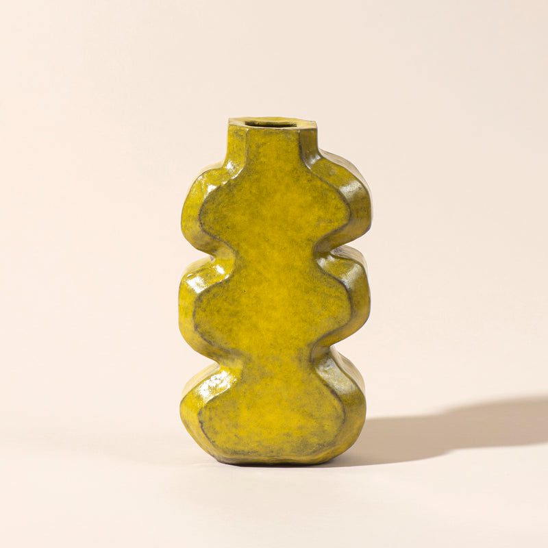 Squiggle Vase (Sulphur)