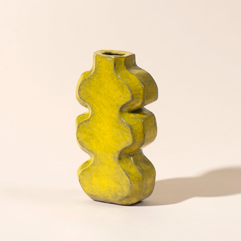 Squiggle Vase (Sulphur)