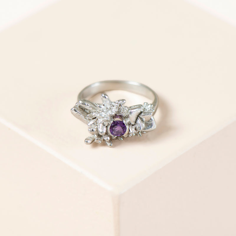 Lopsided Forest Ring (Australian Amethyst)