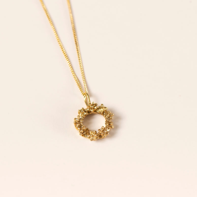 Spur Wreath Necklace (YGP)