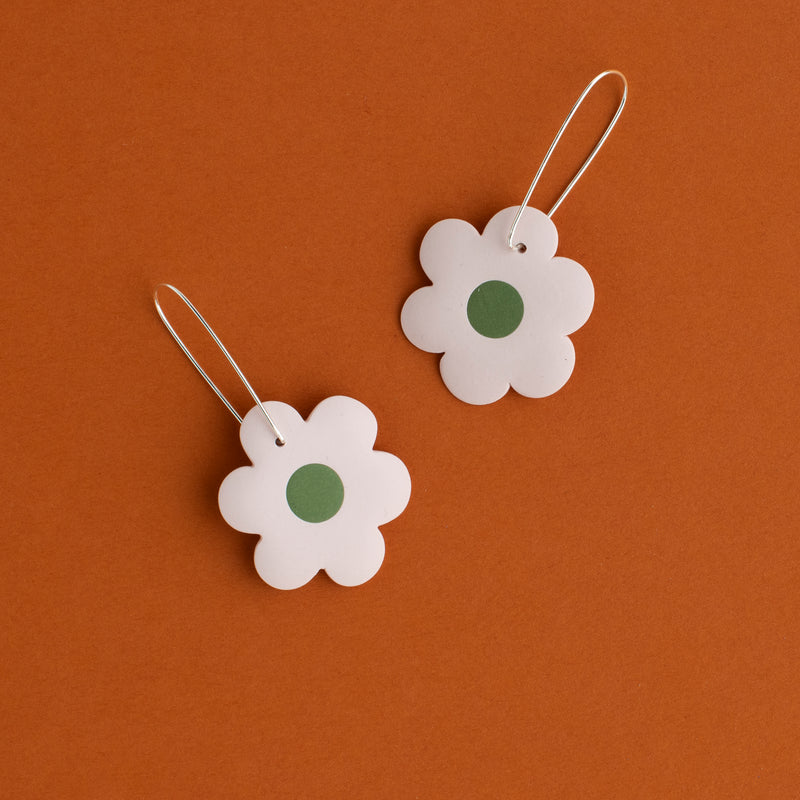 Flower Dangles (Pink+Green)