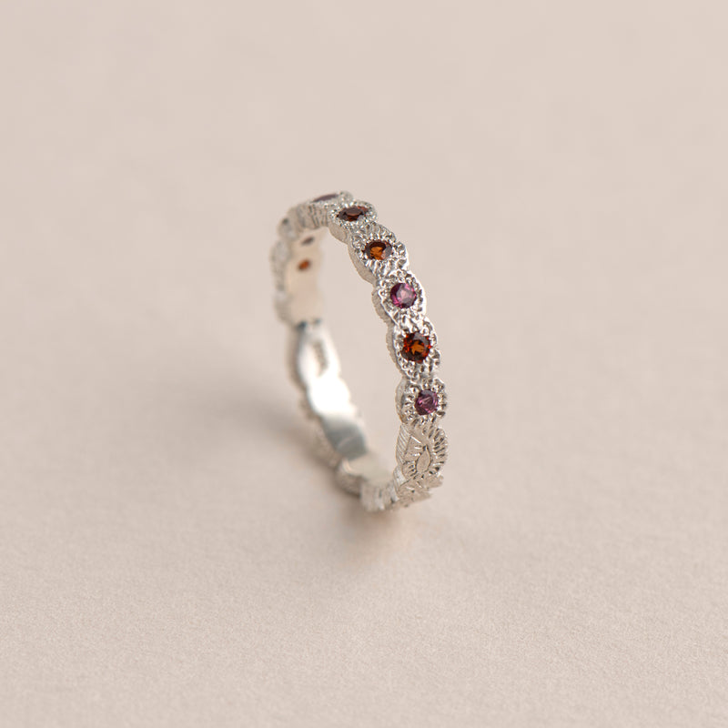 Eternity Ring (garnets)