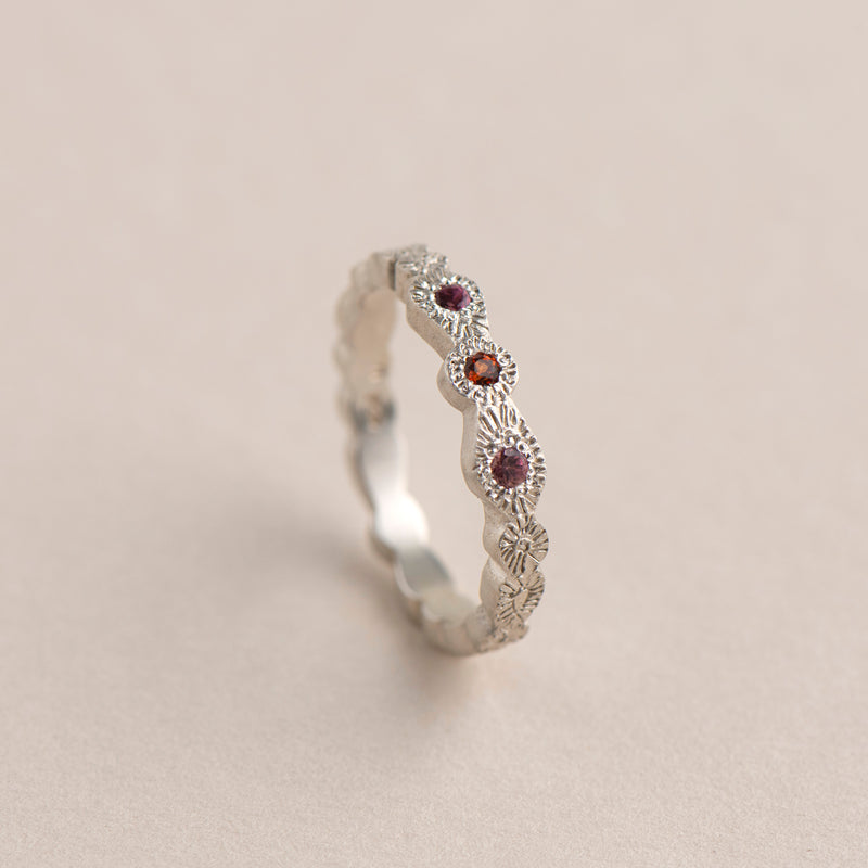 Eternity Ring (garnet tourmaline) Boom Gallery - Main Image