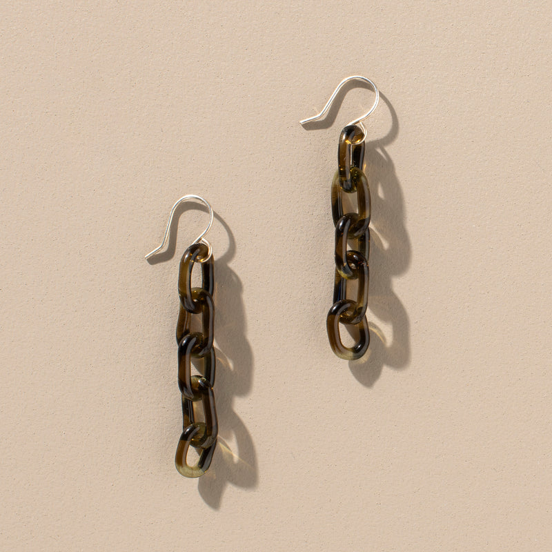 Mini Chain Earrings (sienna)