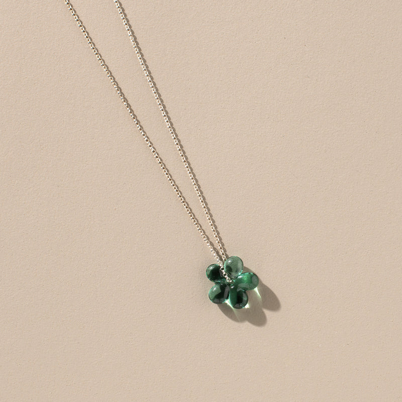 Daisy Necklace (teal)