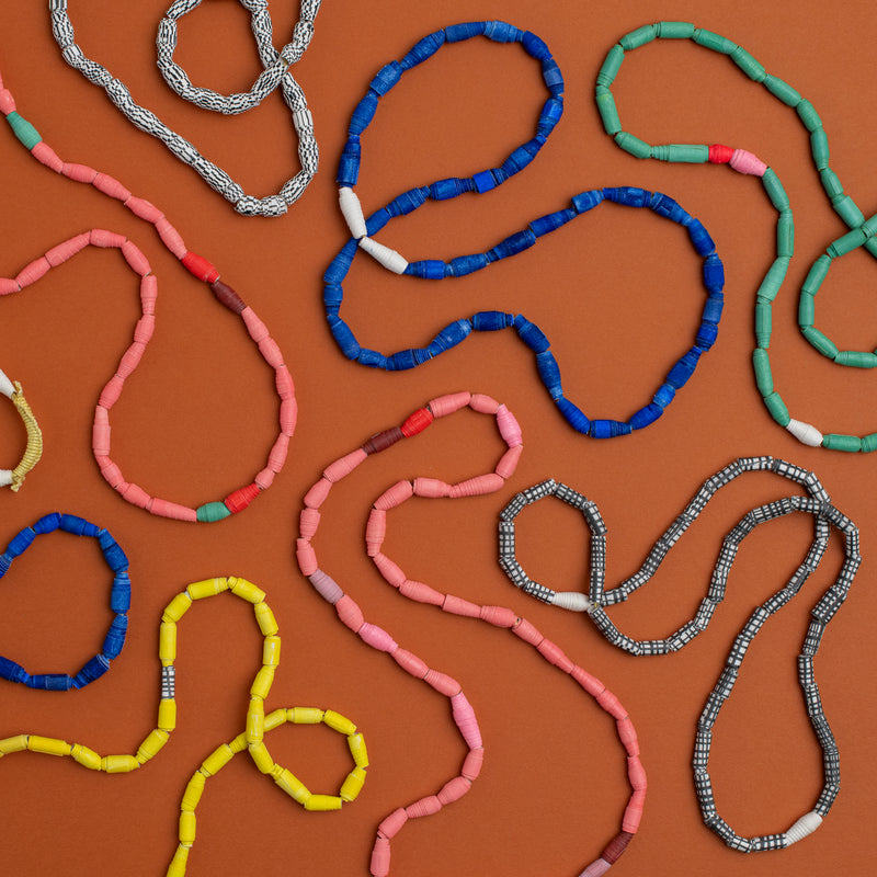 Single String Necklace (Yves Klein Blue)