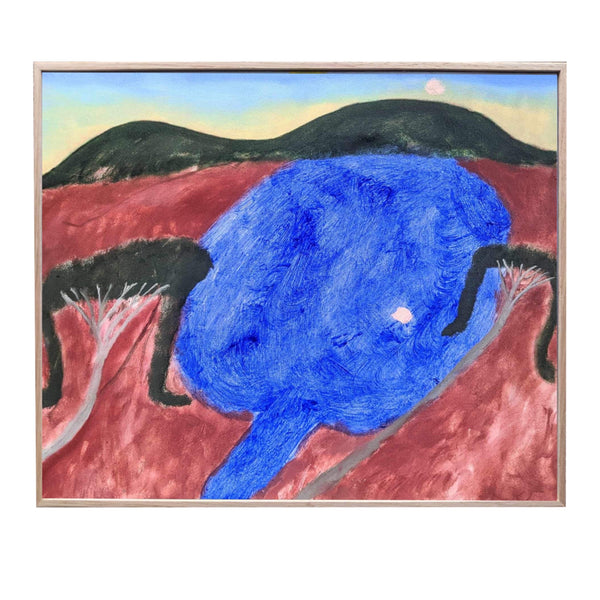 Blue Lagoon And Moon | Boom Gallery