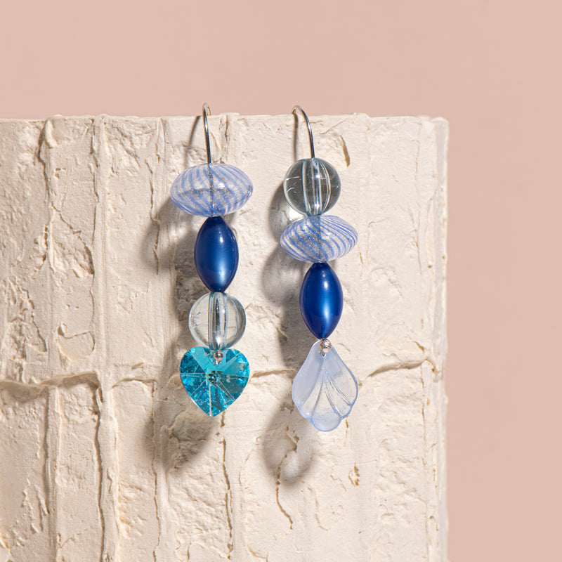 Blue Asymmetric Drops