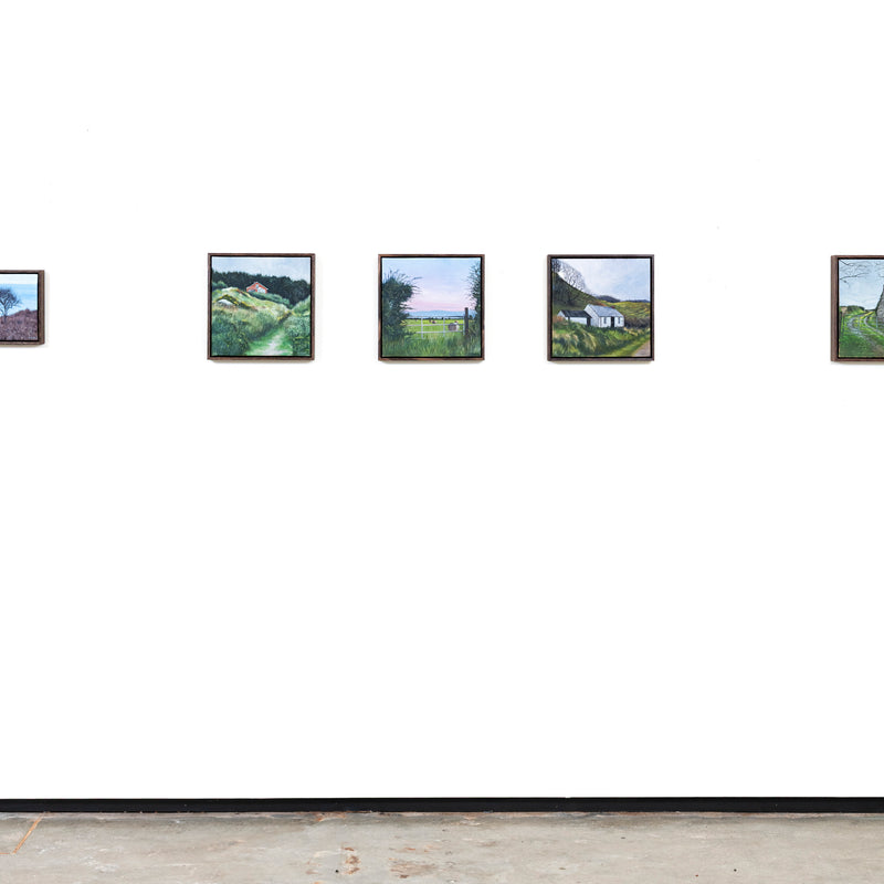 Hay Bales At Twilight