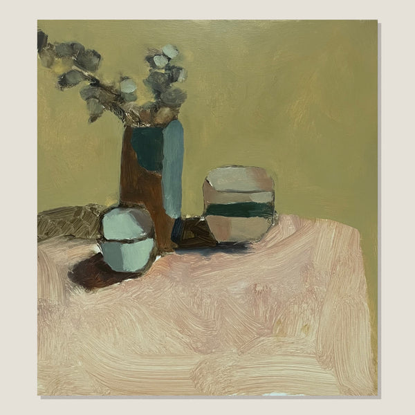 Still Life With Gum Leaves And Pottery | Boom Gallery