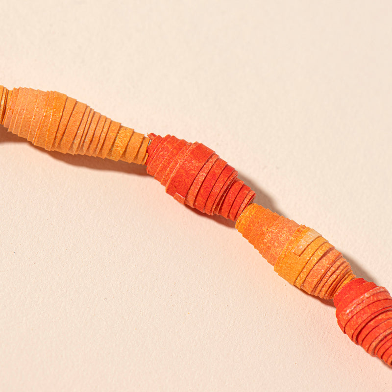 Single String Necklace (orange)