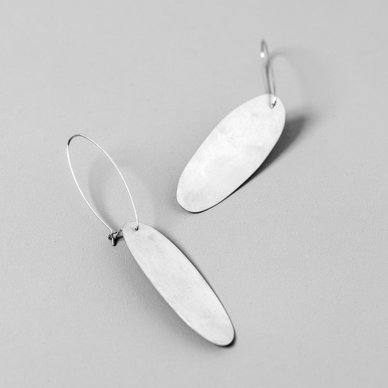 Long Oval Earrings