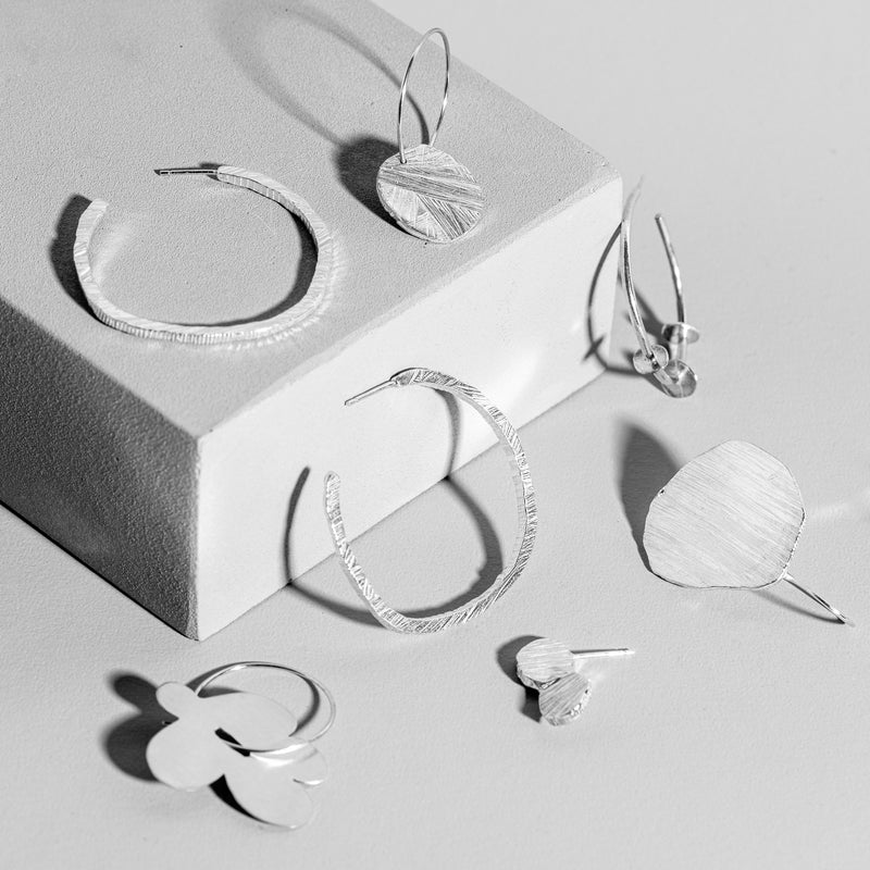 Long Oval Earrings
