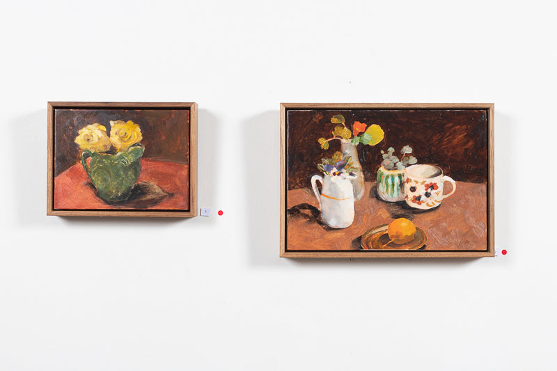 Geraniums and Violets - Boom Gallery
