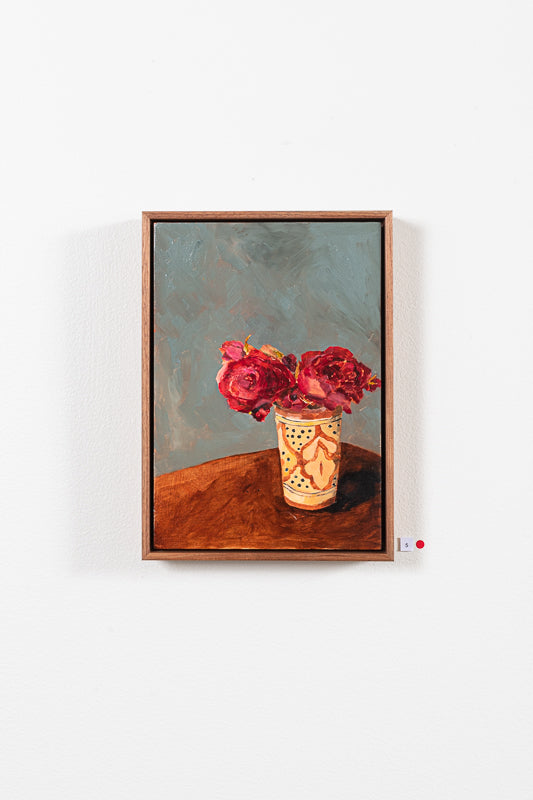 Moroccan Cup with Roses - Boom Gallery