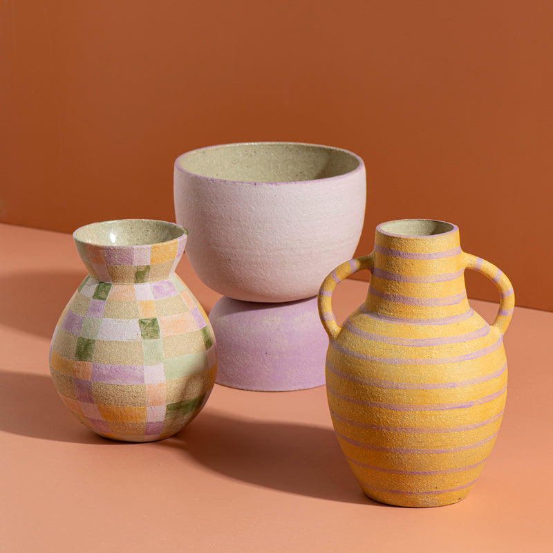 Stripey Jumper Vase