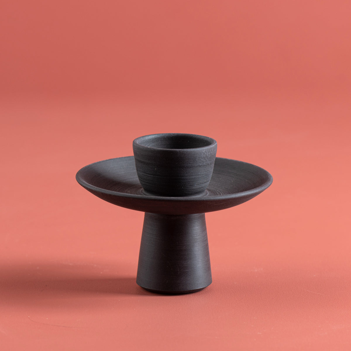 Incense Holder - Cone (black)