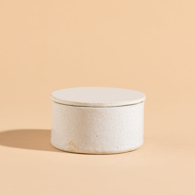 Medium Lidded Container (White)